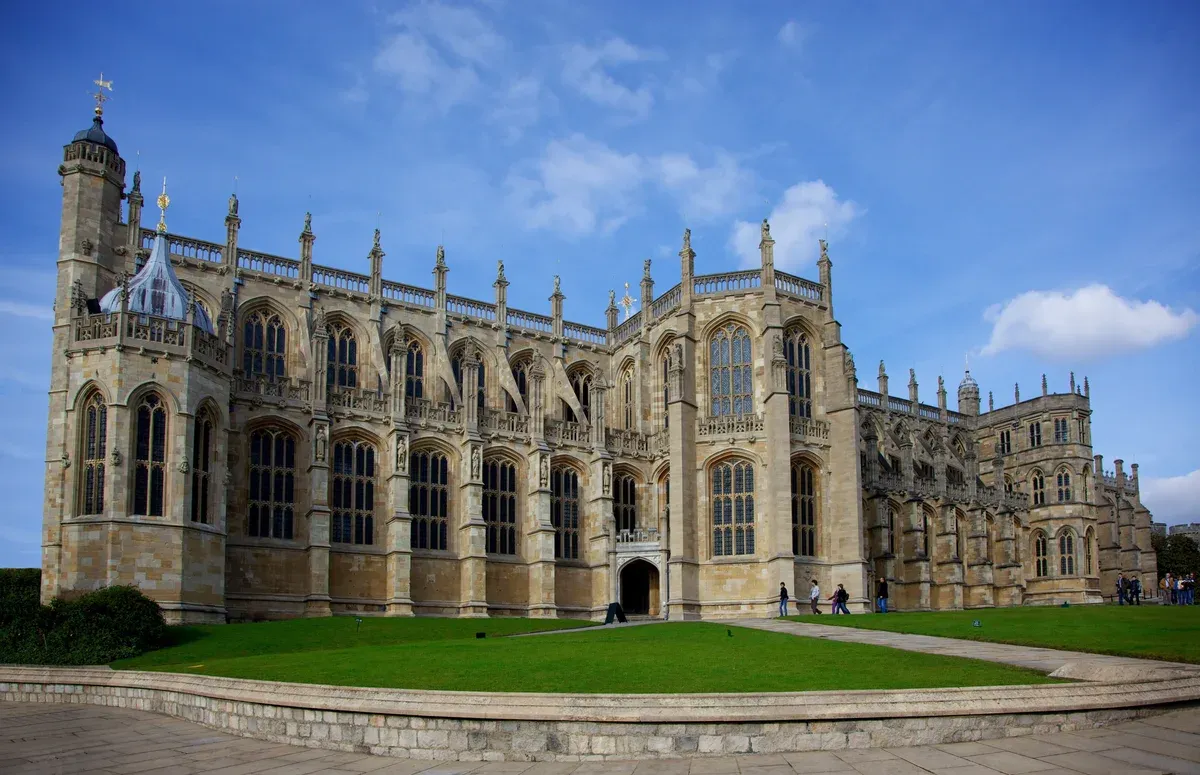 St George's Chapel at Windsor Castle, visited on Stonehenge tours from London, Berkshire